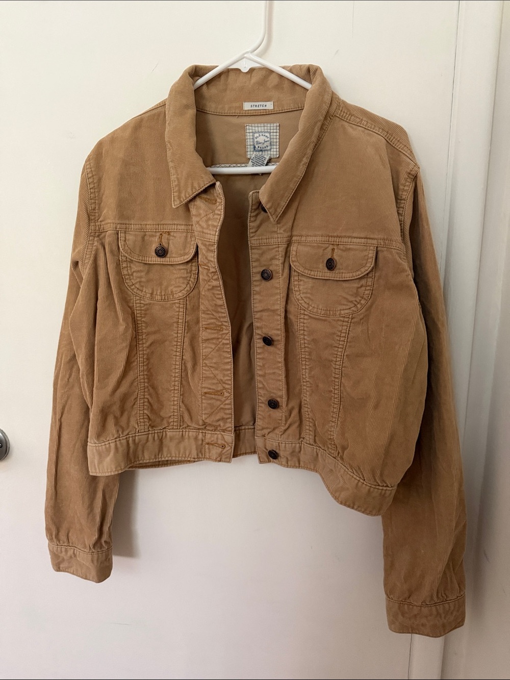 Old Navy Tan Corduroy Jean Jacket